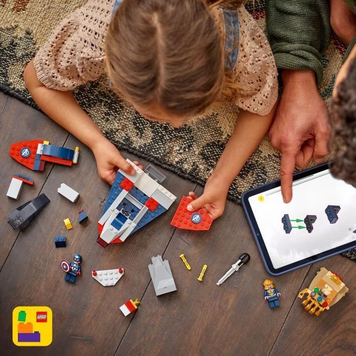 LEGO Marvel 76319 Captain America Vs Thanos - Airplane Toy for Children Ages 4+