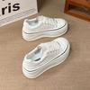 Thick-soled Big-headed Shoes for Women's 2026 Autumn New Height-increasing Muffin Casual Sports Single Shoes