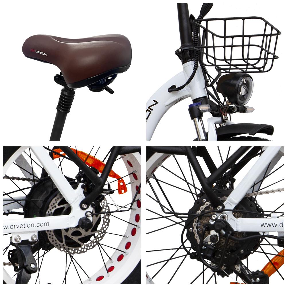 DRVETION CT20 Folding Electric Bike 250W Motor 48V 10Ah Battery