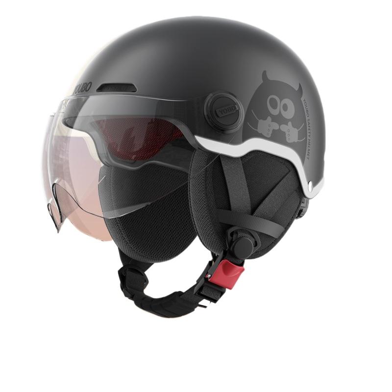 Electric Car Helmet Couple Four Seasons Universal Battery Motorcycle Men's Half Helmet Helmet