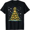 Ananas Weihnachtsbaum Weihnachten Frucht Für Männer Frauen Kinder T-Shirt