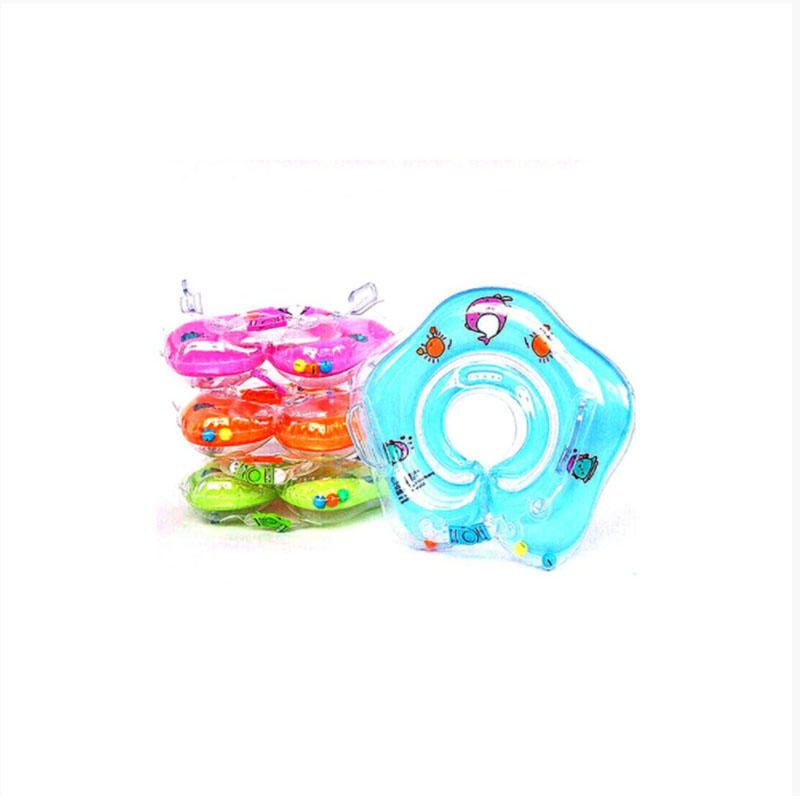 Baby Pool Swimming Bath Shower Neck Floating Water Tub Inflatable Circle Ring