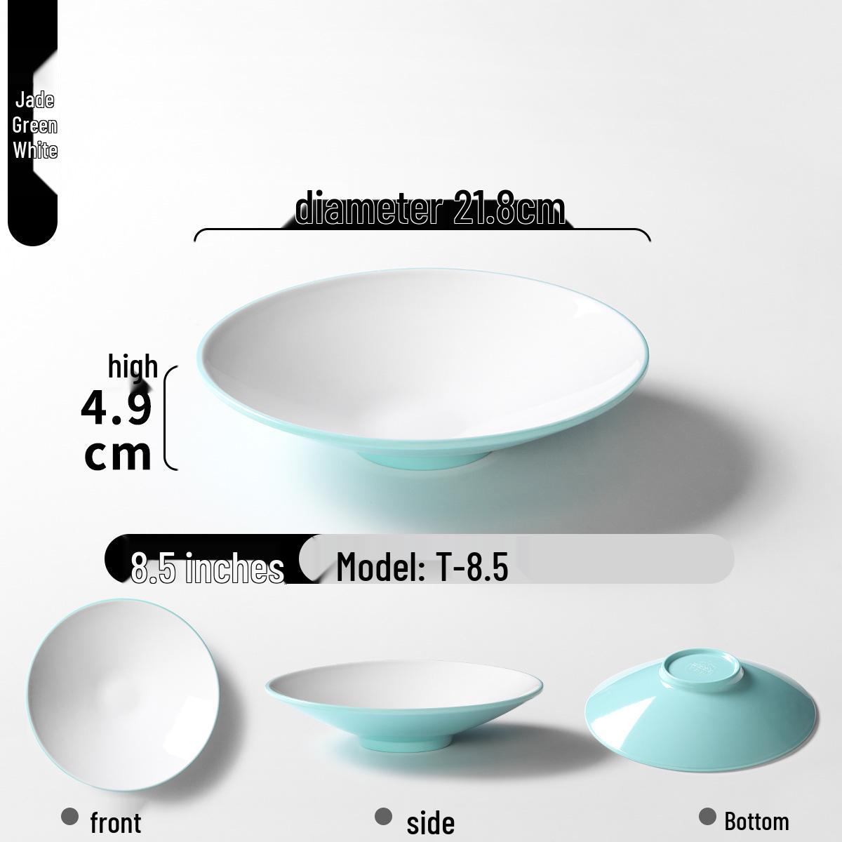 Double Color Thickened Melamine Bowl for Mixed Noodles and Rice