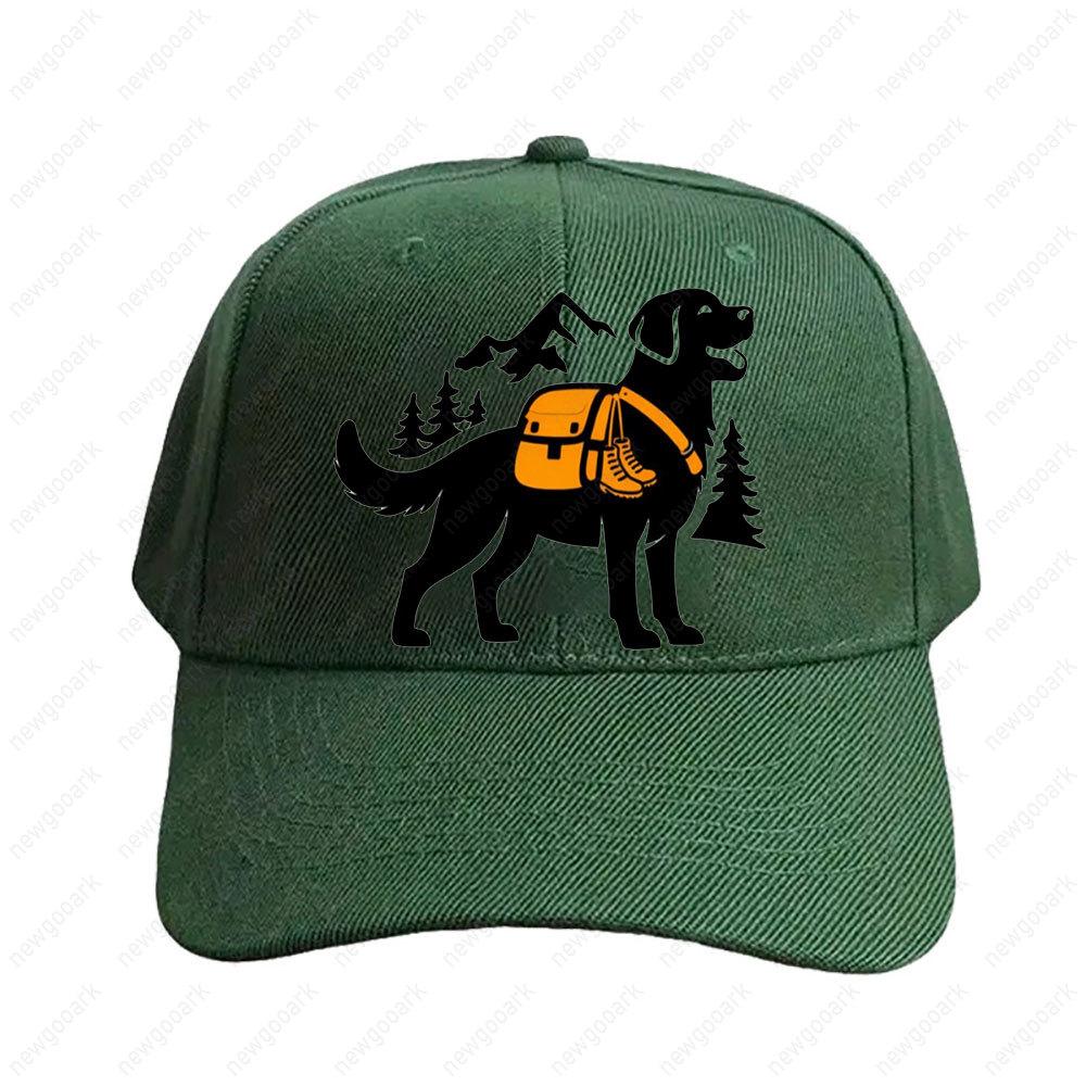 

Black Lab Hiking Gear Silhouette Minimal Mountain Badge Cap Women Unisex Peaked Hat Casual Adjustable Printed Baseball Caps Adult Adjustable