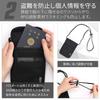 Passport neck hanging security overseas travel [UNiELEMENT] case, pouch, anti-skimming,