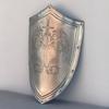 Medieval Etched Dragon Templar Shield Metal Shield Larp Cosplay  Display Shield Halloween Costume
