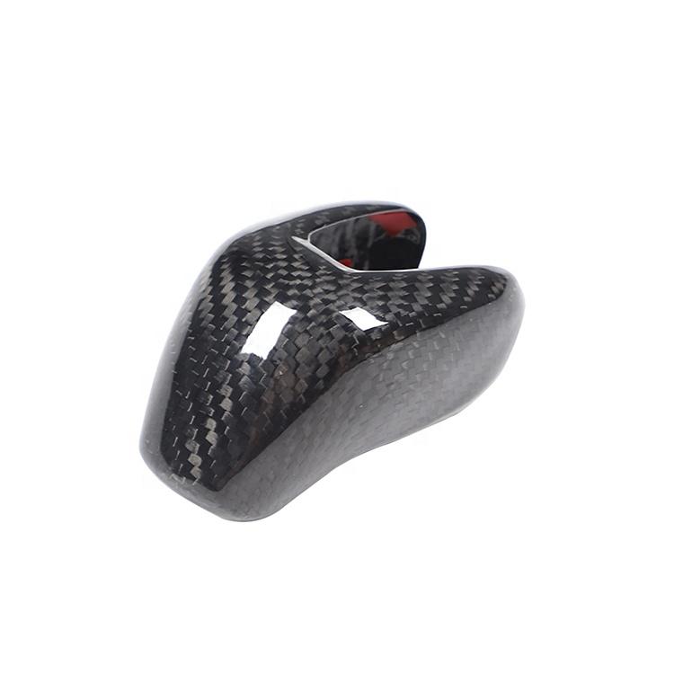 For Nissan Altima 2013-2016 Carbon Fiber Engine Decorative Trim Gear Shift Knob Cover Interior Trim Black Lightweight