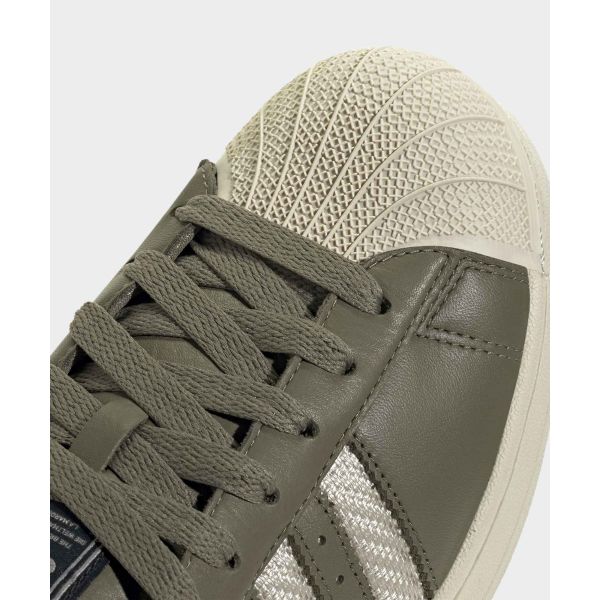 adidas Superstar 2 Dunkles Khaki Unisex-Sneakers Grün Mittel-Dunkel-Khaki Bliss JQ3181