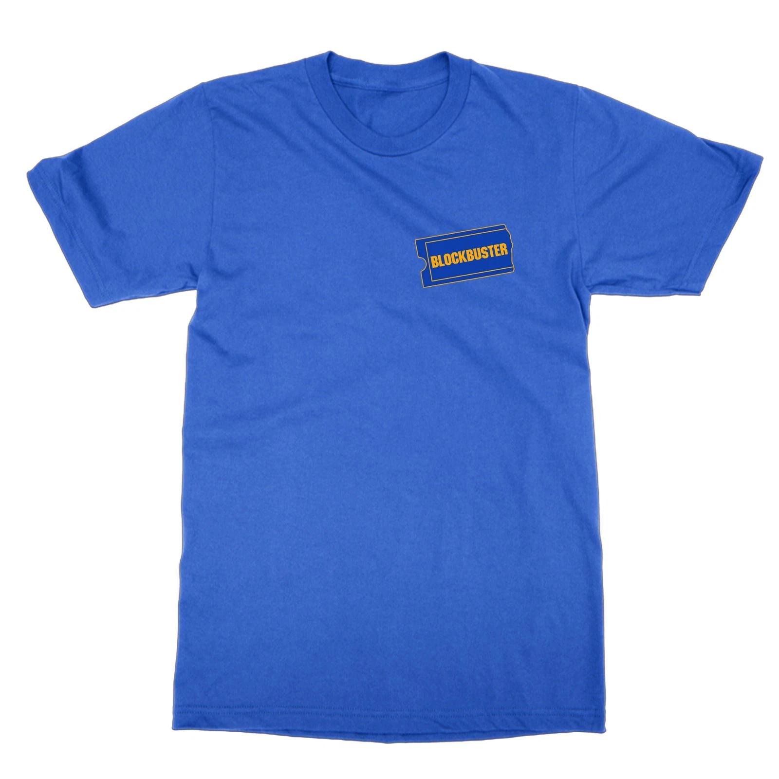

Blockbuster Badge Logo T-Shirt Retro Tee 90s Movie Video Gift For Dad 2XL