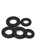 Black Nylon, Rubber, and Plastic Insulation Washers – Flat Round Gasket In Multiple Sizes (M2-M10)