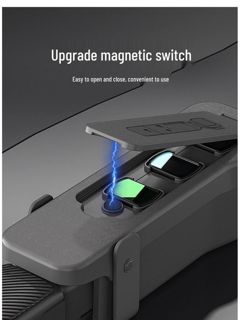 DJI Pocket 3 Magnetic Lens Flip Cover & Screen Protector Accessory for OSMO Action Camera