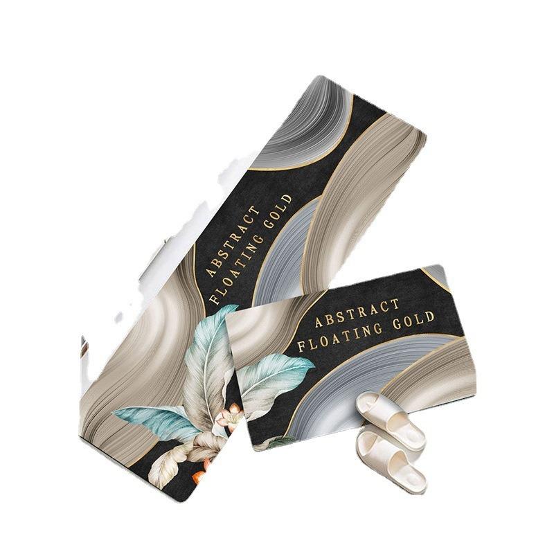 Absorbent Soft Diatom Mud Mat Bathroom Mat Entry Toilet Strip Kitchen Door Entry Mat Absorbent Quick Dry