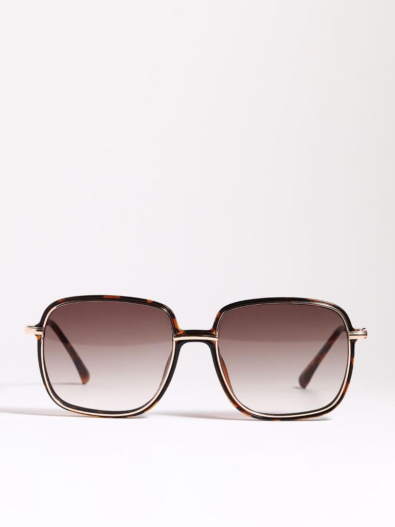 Glasses 95126 Streamlined Big Face Sports Frame Black Sunglasses Men, Sunglasses Women