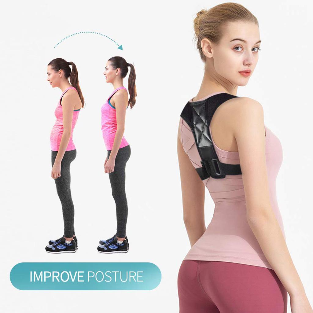 Posture Corrector Adjustable Size Back Brace Shoulder Protector Belt Support Men and Women Gym Fitness Back Care Guard Strap