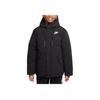 Nike Péřová bunda Outdoor Tříodolná Teplá s kapucí Kachní peří Dětské bundy Černá HQ7165-010