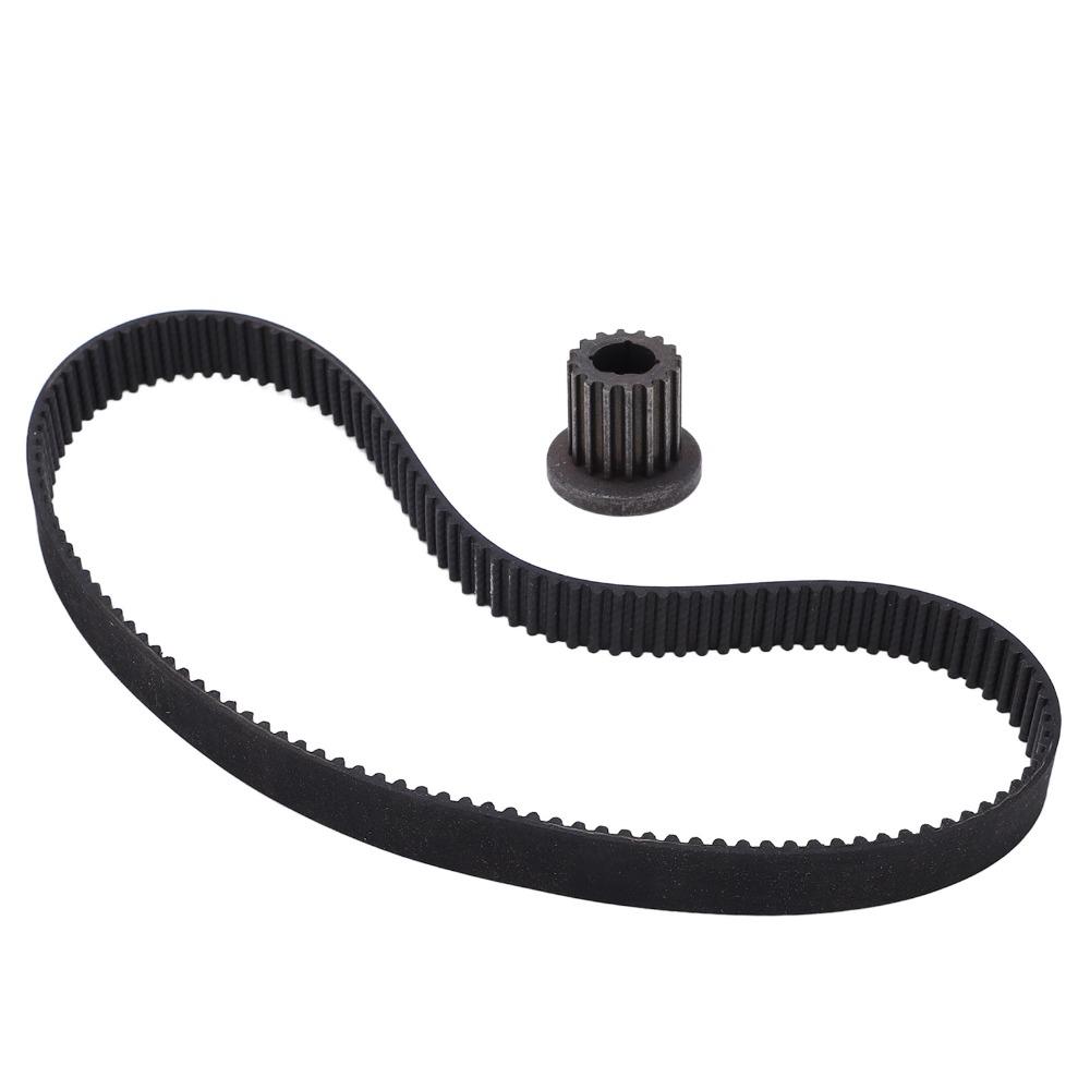 16T 8mm Drive Belt Rubber Synchronous Belt Durable Closed Loop Pulley Belt E-Bike Scooter