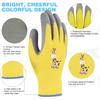 DIY Kinder Sicherheitsschutzhandschuhe Langlebig Wasserdicht Arbeit Garten Rutschfest,Kinder Latexhandschuhe,Durchstichfest,Küche