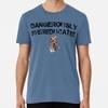 Owl Dangerously Overeducated Funny Student Slogan S To 5XL Made In USA T-Shirt