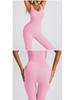 Women's High-Elastic Seamless Flare Jumpsuit - Quick-Drying Fitness Bodysuit