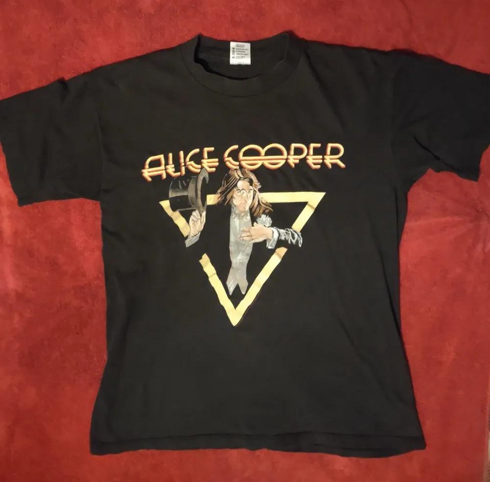 Unisex Short Sleeve Crew Neck Cotton T Shirt Authentic 1996 Alice Cooper XXXXL