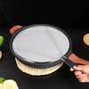 Stainless Steel Anti Oil Splash Cover 29cm/33cm Fine Mesh Splatter Screen Guard Protector Oil Residues Filter Kitchen Gadgets