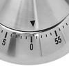 Pointed Mechanical Timer Clear Scale Stainless Steel Cooking Mechanical Reminder for Kitchen Sauna