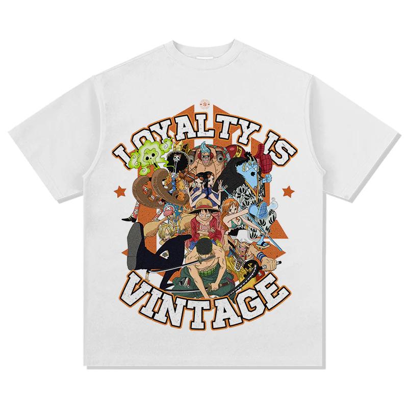 One Piece Straw Hat Crew TShirt Men Women Crew Neck 100 Cotton Soft Casual Streetwear Short Sleeve Oversized Graphic Tee