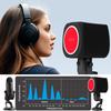 ZealSound Professional Simple Studio Microphone Screen, Acoustic Filter, Desktop Recording Windscreen, Red