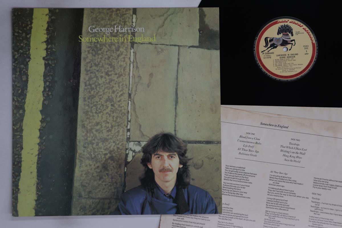 

LP Record GEORGE HARRISON - Somewhere In England P10944D DARK HORSE 1981 Japan Rock Used