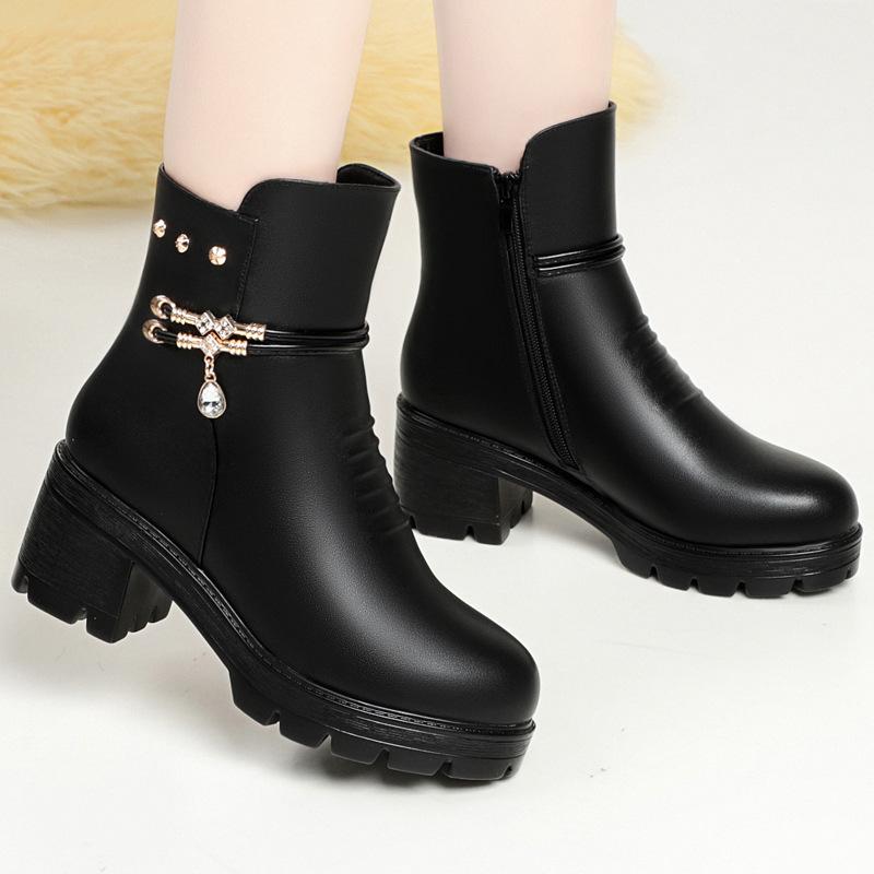 Women Boots Winter Thick Wool Snow Boot Women's Winter Shoes