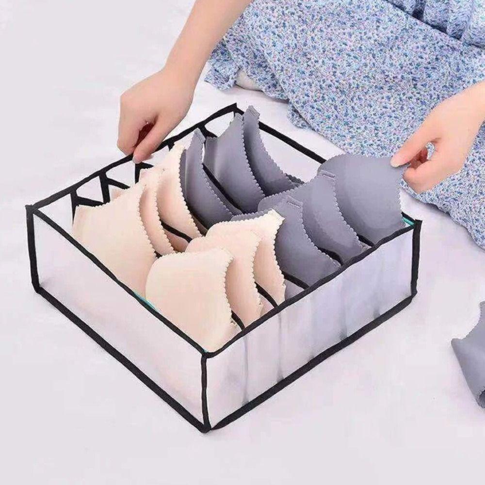 Divider Box Underwear Drawer Organizer Foldable Drawer Divider Storage Box Underpants Storage