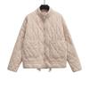 Giacca da Donna Invernale Vintage Tasche Larghe Imbottita in Cotone Cappotto Moda Autunnale Parka Capospalla Femminile Streetwear Top Casual
