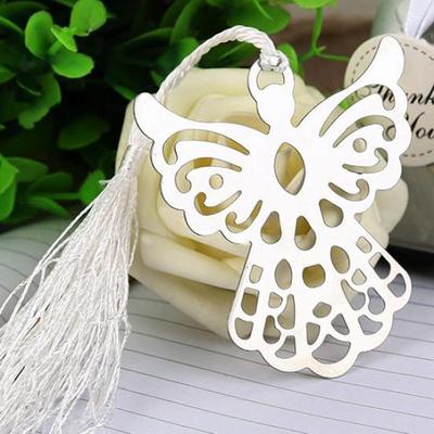 Guardian Angel Bookmark Tassels Stationary Christening Favor Gift