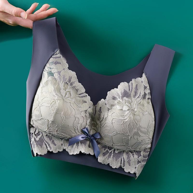 

Women s Daily Underwear Without Steel Rings, Sexy Women s Underwear, Comfortable and Breathable Gathering Vest Bra L королівський синій колір