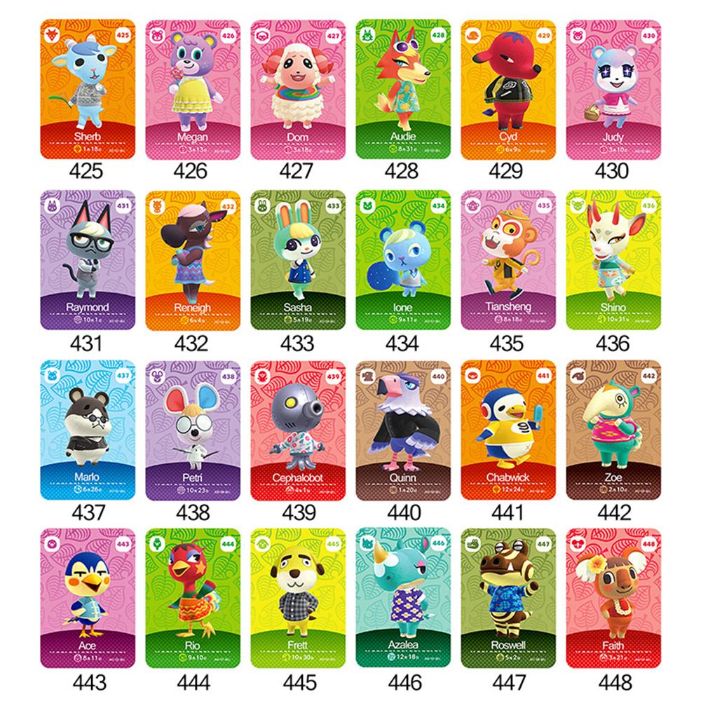 48Pcs Animal Crossing Series 5 Mini Nfc Game Cards For Ns Switch