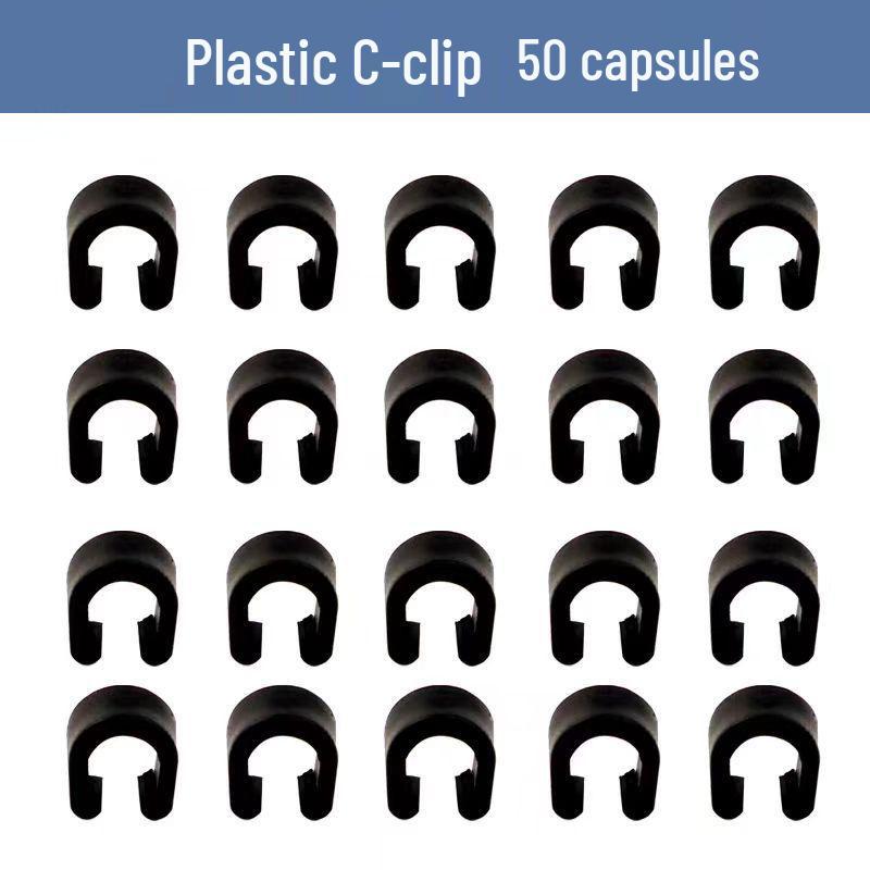 Mountain Bike Brake & Gear Cable Clip C/U-Type