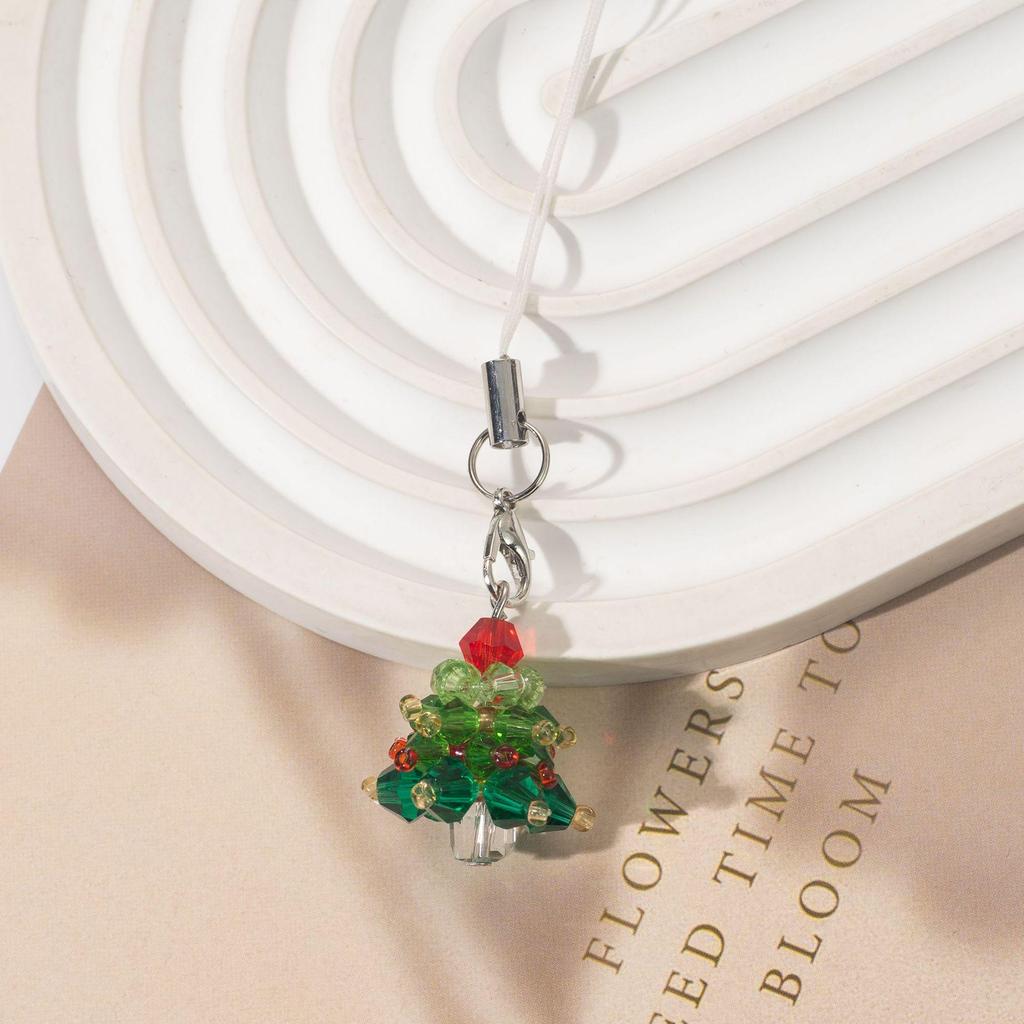 Autumn Winter Keychain: Versatile Christmas Tree Pendant for Mobile Bags