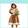 Christmas Elk Costume For Girls With Coral Velvet Fabric For Festive Occasions