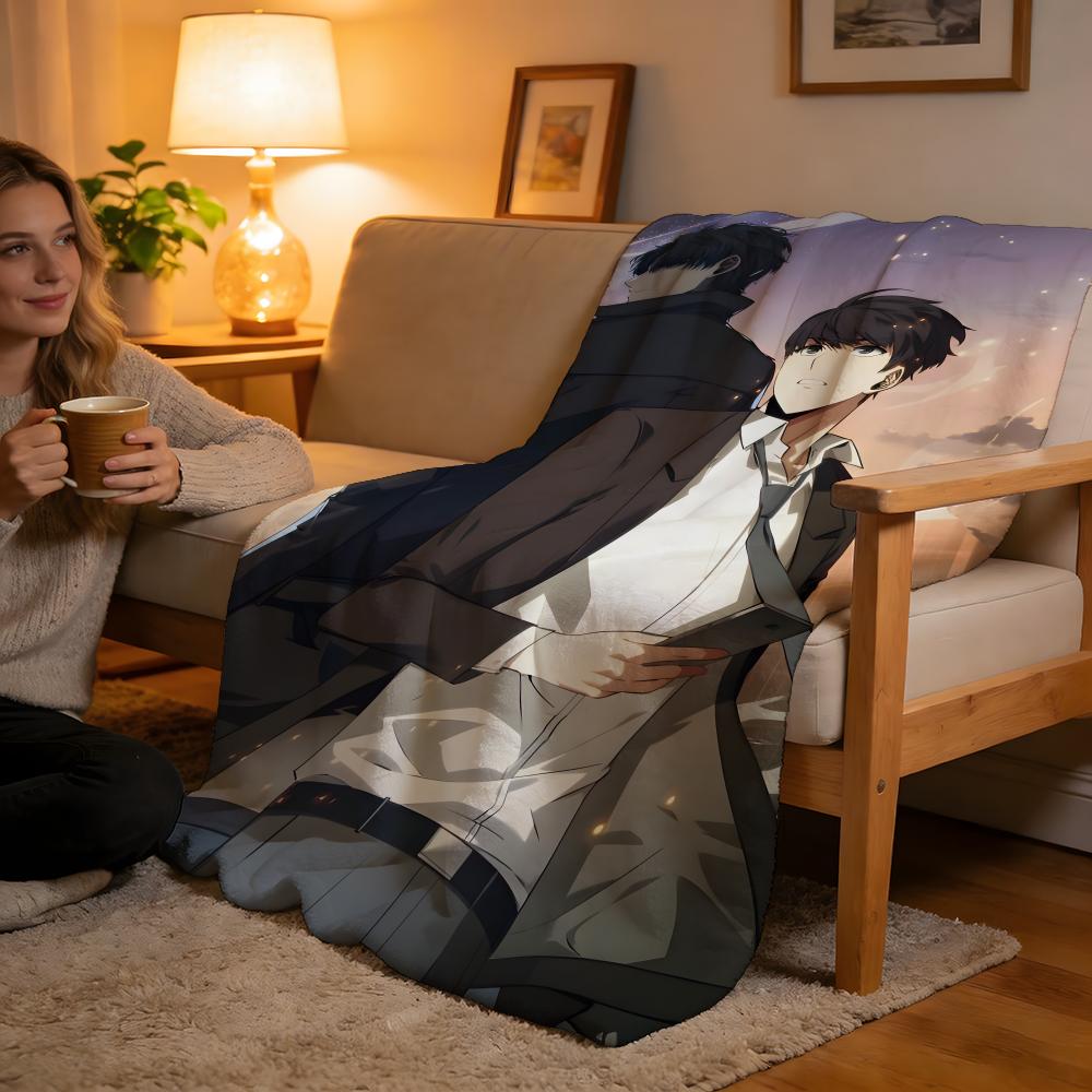 

Throw High-Density Short Plush Blanket For Sofa Nap Room Soft Skin-Friendly Omniscient Reader’s Viewpoint 75x90cm