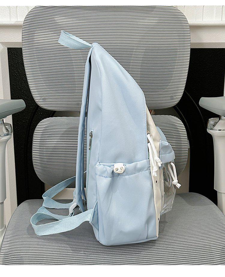 Large Capacity Japanese Style Backpack - Lightweight, Cute Cartoon Design for Female Students