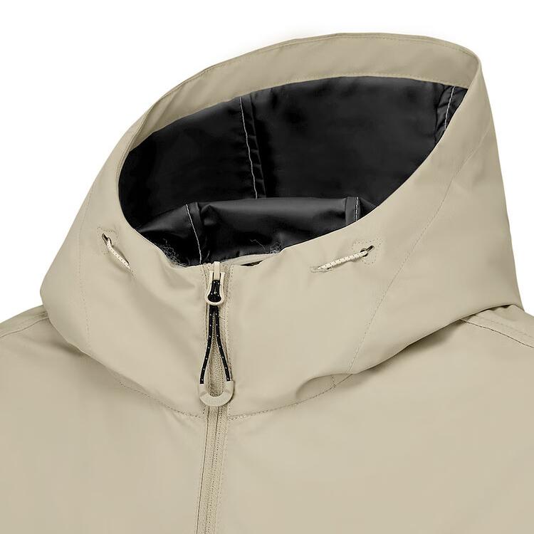 Skechers Sports Lifestyle Series Woven Hooded Comfortable Long Sleeve Jacket Women Jacket Eggshell P225W106-00V7