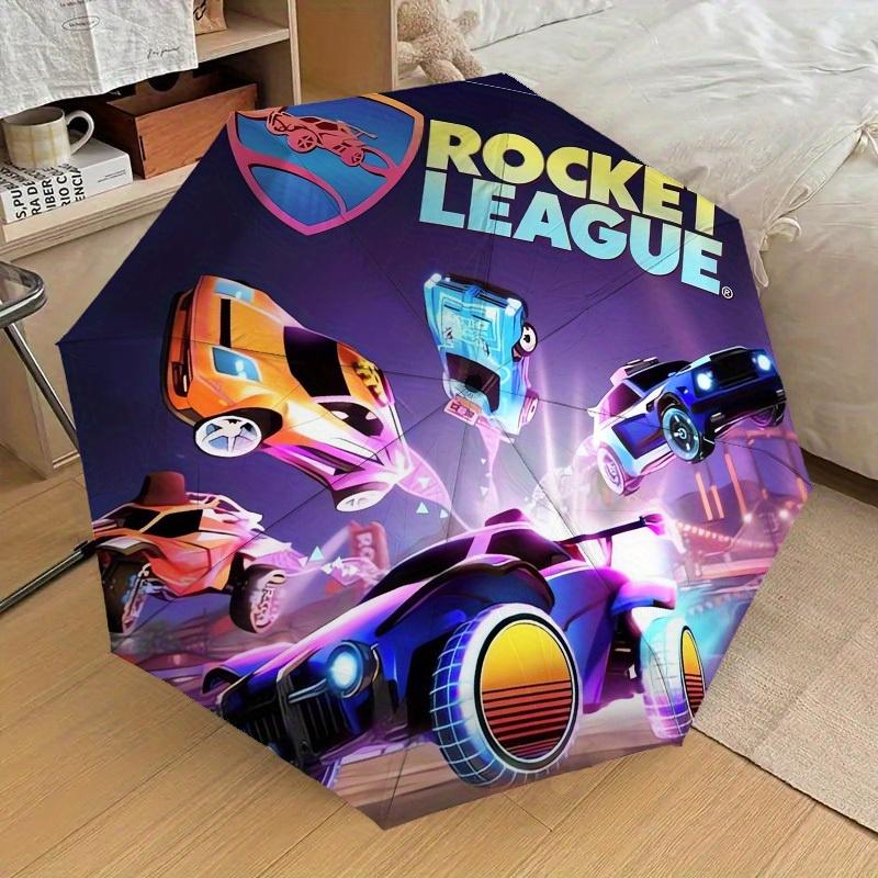1pc Rocket LeagueVehicles Themed High-quality Umbrella,Automatic Opening and Closing Umbrella,Multi-functional Umbrella G0811381