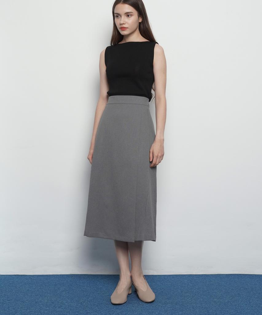 A Bon W327 Rap Long Skirts Ivory