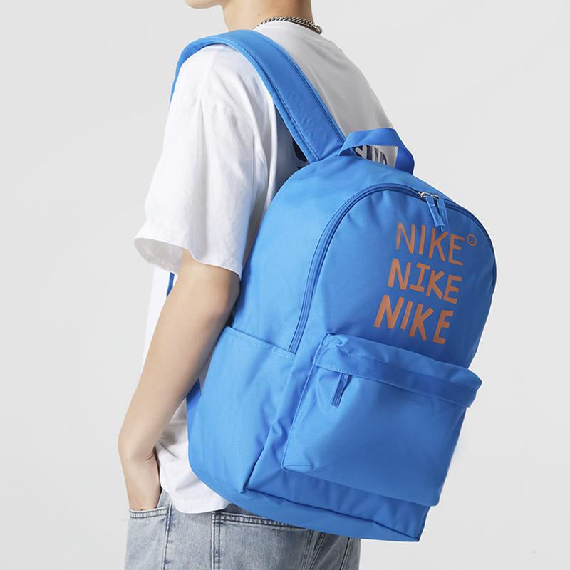 Nike Fabric Backpack Regular Unisex Blue Lightweight Casual DQ5753-435