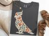 Floral Cockatoo Silhouette Shirt, Boho Cockatoo TShirt, Tropical Bird Graphic Tee, Nature Parrot Lover Shirt, Cockatoo Gift Tee