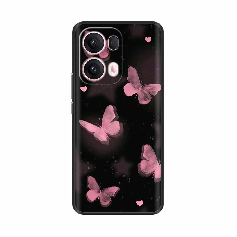 Silicone Case For OPPO Reno 13 Pro Cover CPH2697 PKK110 Cute Cartoon Painted Shockproof Fundas For OPPO Reno 13 5G Reno13 Covers