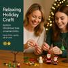 DIY Christmas Button Ornament Making Set Christmas Buttons for Crafts Button Christmas Ornament Kits for Xmas Tree Hanging Decor