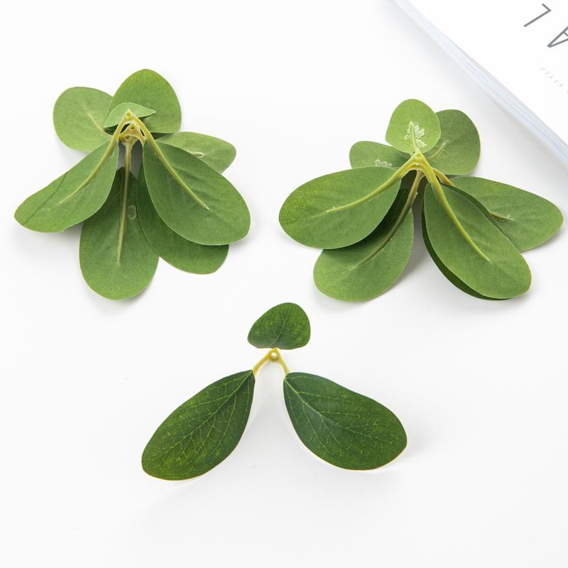 Artificial Plants Cheap DIY Needlework Cake Wedding Bouquet Wreath Festival Decoration for Home Scrapbook Fake Rose Leaf  props