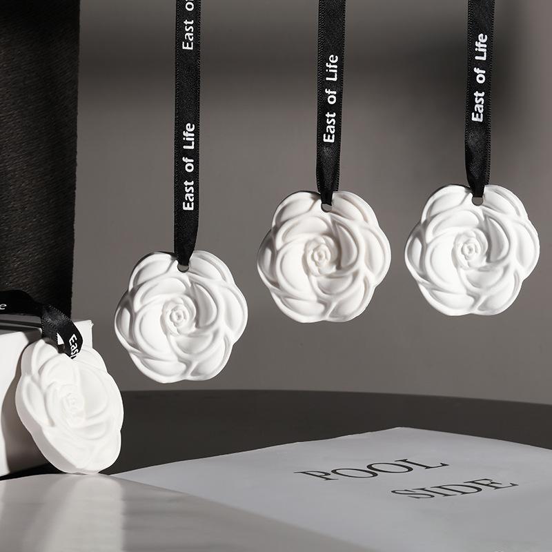 Kamélie Auto Aromaterapie Závěsné Tablety Domácí Šatní Skříň Aromaterapie Voskové Tablety Sádrové Vonné Tablety Osvěžovač Vzduchu