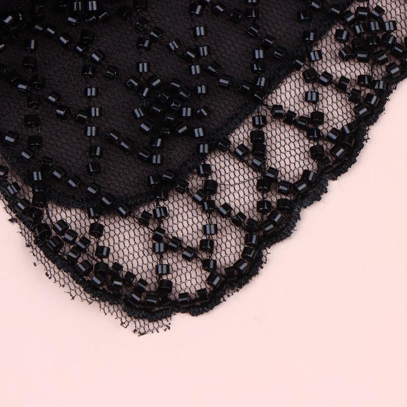 Elegant Detachable Lace Collar Embroidered Beaded False Collar Half Shirt Collar For Women Blouse Decoration Accessories